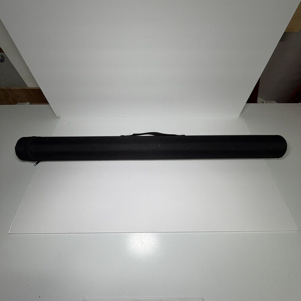 American Explorer Fly Fishing Rod Case Black Used Zipper Top Outdoors Exploring - Picture 3 of 12